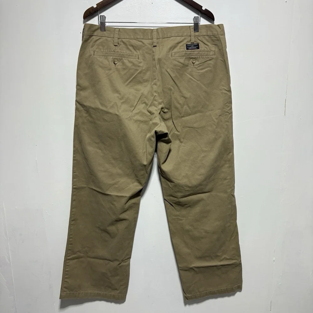 Banana Republic Pants Mens 38 X 32 Beige Tan Dawson Chino Straight Leg Cotton